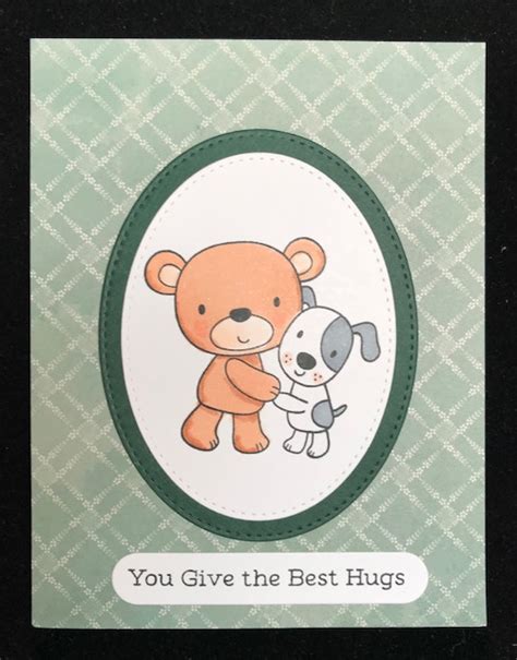 Granny Cats Crafts: You Give The Best Hugs card