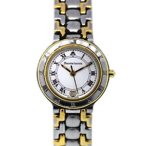 Maurice Lacroix Ladies Two Tone Stainless Steel Plated Watch