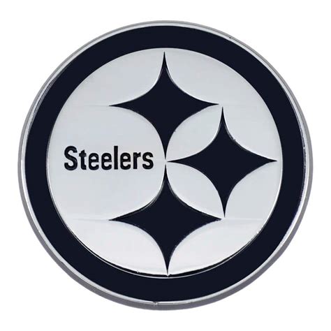 FANMATS NFL - Pittsburgh Steelers Chromed Metal 3D Emblem 20866 - The ...