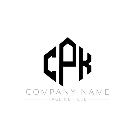 CPK letter logo design with polygon shape. CPK polygon and cube shape logo design. CPK hexagon ...