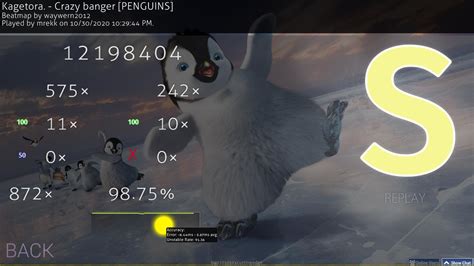 mrekk | Kagetora. - Crazy banger [PENGUINS] (98.75%) (waywern2012 | 10.01★) FC | 1026pp if ...