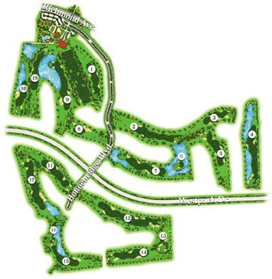 Royal Oaks Country Club - Layout Map | Course Database