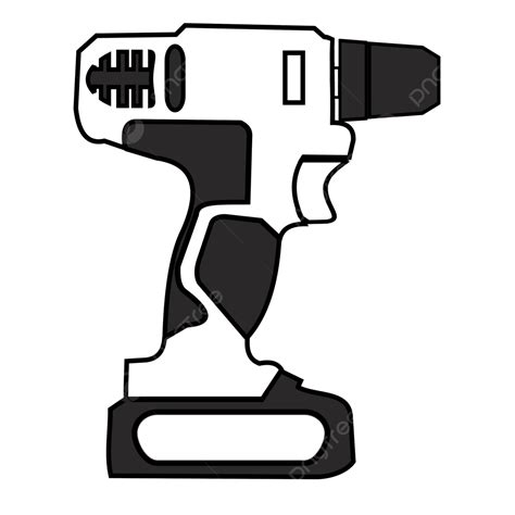 Cordless Concrete Wall Drill Sketch, Drill, Sketch, Tool PNG ...