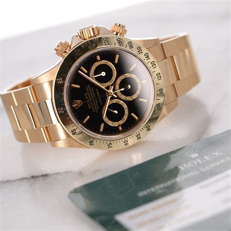 Rolex Yellow Gold Cosmograph Floating Daytona Watch Ref. 16528 - Rolex ...