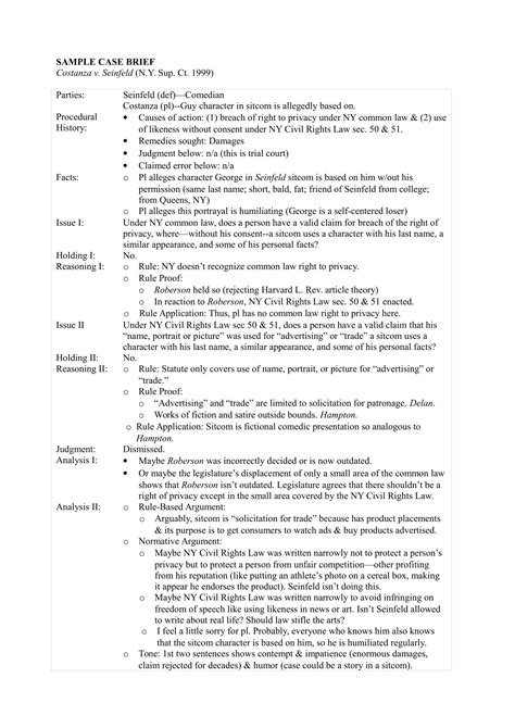 Case Summary - 12+ Examples, Format, How to Write, Pdf