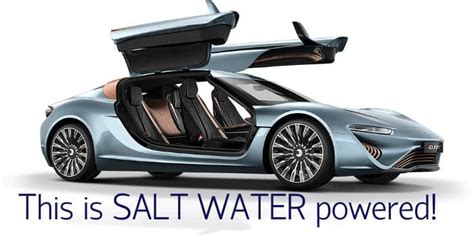 Stunning Salt Water Powered Car Is Ready For European Roads—or is it? – The Greanville Post