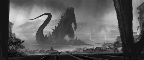 Godzilla 2014 concept art by Matt Allsopp | Godzilla, Godzilla 2014, Kaiju