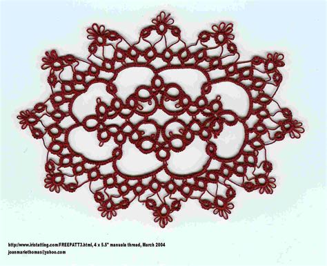 Free Tatting Patterns - My Patterns