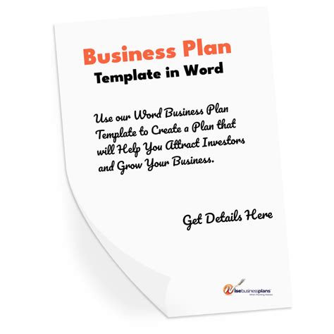 Business Plan Template in Word - Wise Business Plan