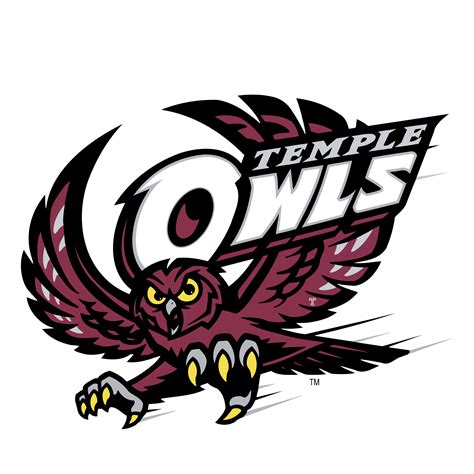 Temple Owls Logo PNG Transparent & SVG Vector - Freebie Supply