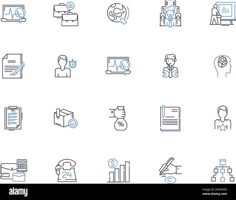 Number crunching line icons collection. Analysis, Math, Statistics, Algorithms, Spreadsheet ...