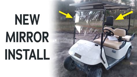 Golf Cart Mirrors Kit Installation ! (10LoL ) - YouTube