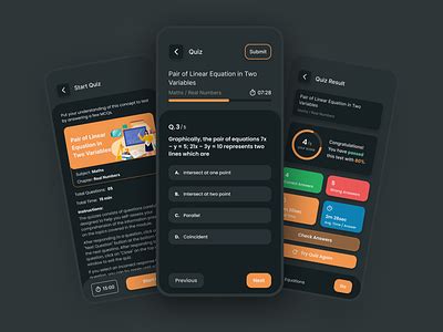 Quiz Template for Mobile by Sobom by Sobom Creatives on Dribbble
