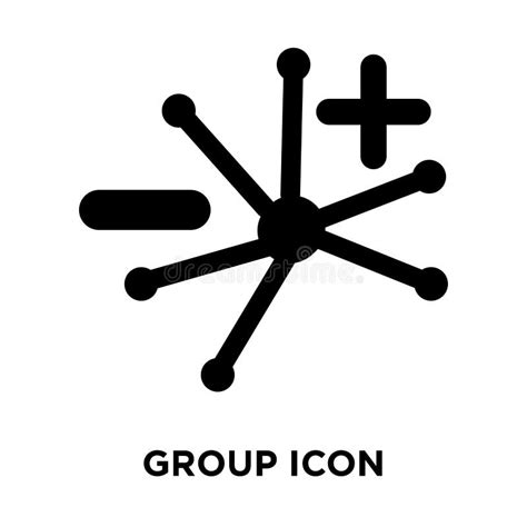 Group Icon Vector Isolated on White Background, Logo Concept of Stock Vector - Illustration of ...