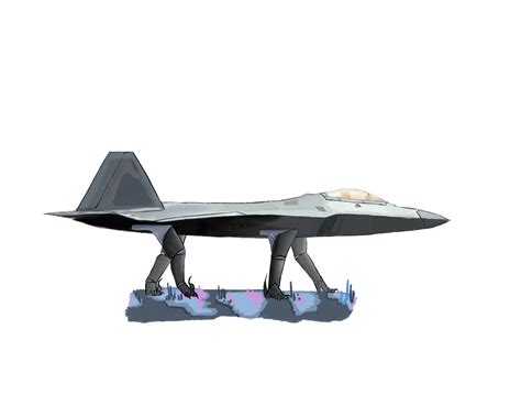 F-22 Raptor Walking by Dictator-Darkstar on DeviantArt