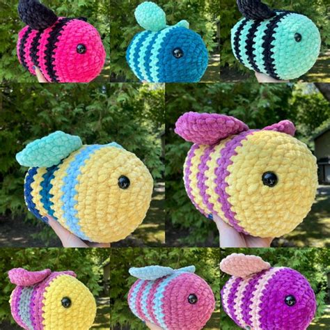 Bee Pillow Crochet - Etsy