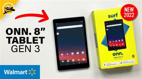 Walmart ONN 8" Tablet Gen 3 (2022 Model) - Unboxing & Review - YouTube