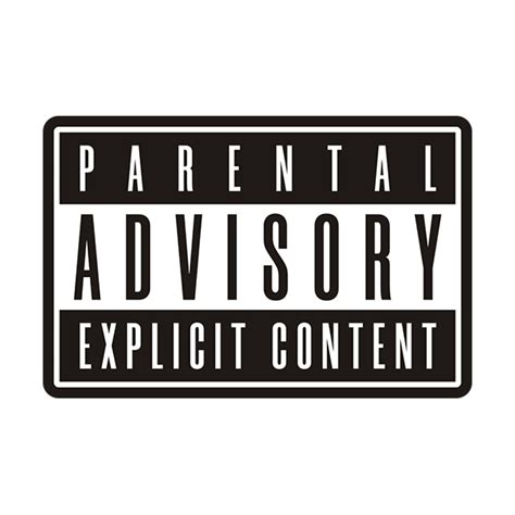 Parental Advisory Sticker