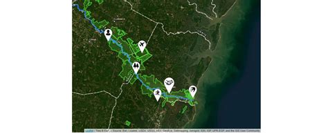 Altamaha River map of protected lands | FWS.gov