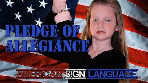 Pledge of Allegiance | American Sign Language - YouTube