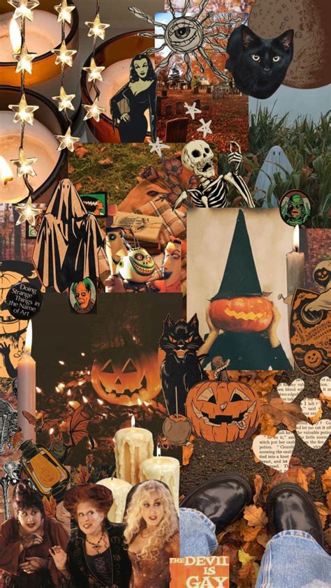 halloween core #halloween #aesthetic #moodboard #fall #autumn #scary #sp… | Halloween desktop ...