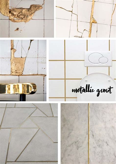 metallic grout gold and copper Creative tiles inspiration taken from ...