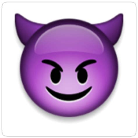 "Devil Emoji" Stickers by ALeon | Redbubble