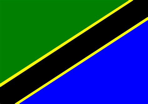 Clipart - Tanzania Flag