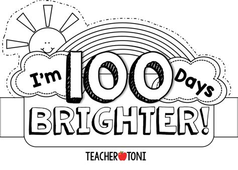 Free 100th Day of School Printable Activities for Primary - Teacher Toni