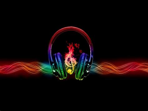 Music burn, headphones, color, burn, music, HD wallpaper | Peakpx