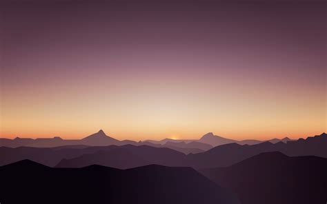 Calm Sunset Mountains Wallpaper, HD Nature 4K Wallpapers, Images and ...