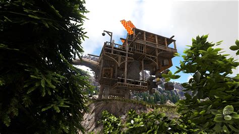 Ark, paracer platform base, trader, nomadic tribe, Platform base design | Ark survival evolved ...