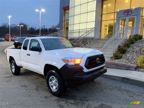 2020 Super White Toyota Tacoma SR Access Cab 4x4 #136321751 Photo #1 ...