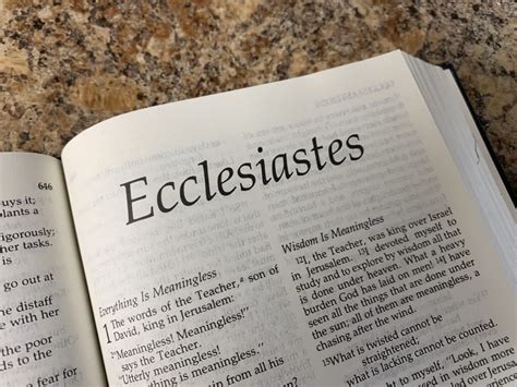 Discover God's Wisdom: Bible Study on Ecclesiastes