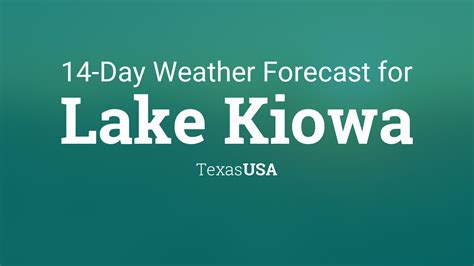 Lake Kiowa, Texas, USA 14 day weather forecast