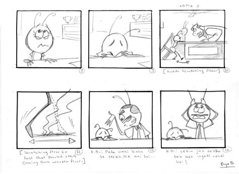 AdityaCreates: Storyboard for 2D animated funny series.