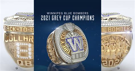 2021 Winnipeg Blue Bombers Grey Cup Championship Ring - Baron®