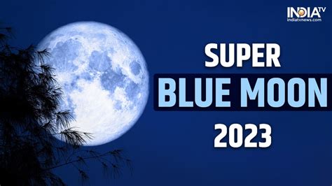 Super Blue Moon 2023 to be visible in India. Here's how and when to see rare celestial event ...