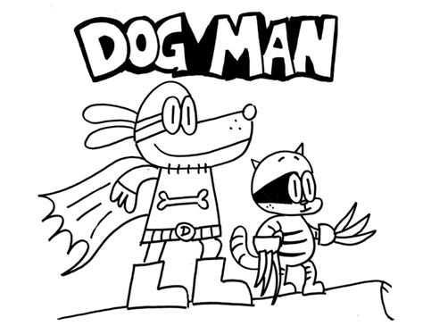 Dogman Coloring Pages Pdf Free - Coloringfolder.com