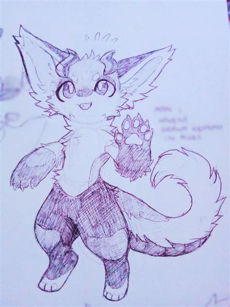 Dragon Shai Pen drawing : r/furry