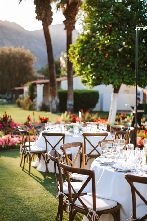 Elegant Neutral La Quinta Resort Desert Wedding With Hedge Walls