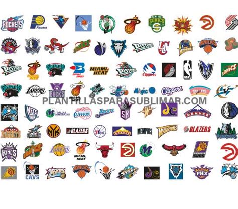 medios de comunicación Al aire libre ocupado nba logos de equipos ...