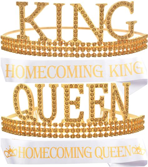 Buy King's and Queen's Royal Crowns Gold,"Homecoming King" and ...