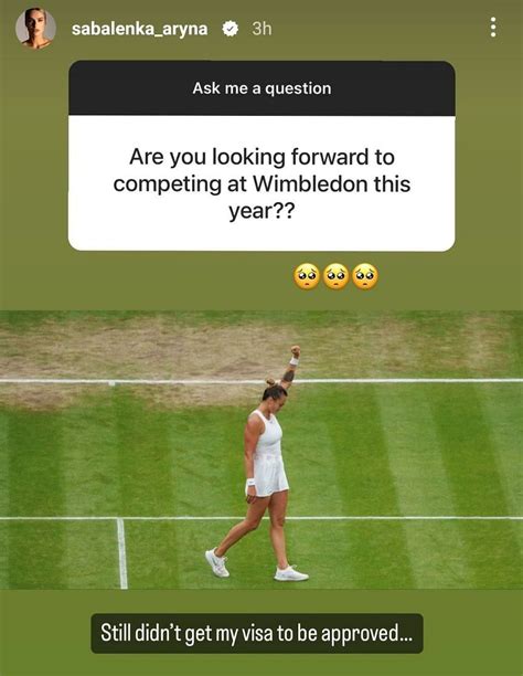 Wimbledon 2023: Aryna Sabalenka reveals her visa for Wimbledon 2023 is yet to be approved