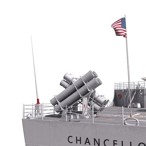 Modelo 3D USS Chancellorsville CG-62 Modelo 3D $249 - .obj .ma .fbx ...