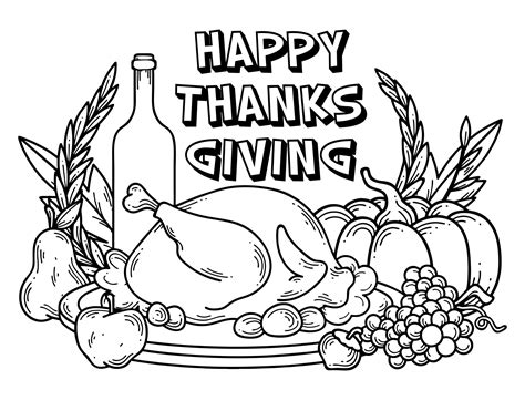 Thanksgiving Feast - 10 Free PDF Printables | Printablee