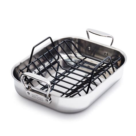 All-Clad Stainless Steel Roasting Pan with Nonstick Rack | Sur La Table