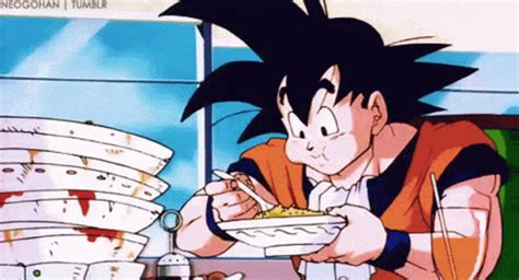 Goku Eating GIF - Goku Eating Hungry - Discover & Share GIFs