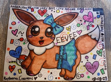 Eevee Fan Art by SasuNaruLover99 on DeviantArt