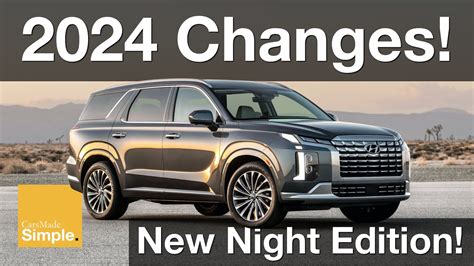 2024 Hyundai Palisade Full Change List | New Calligraphy Night Edition! - YouTube